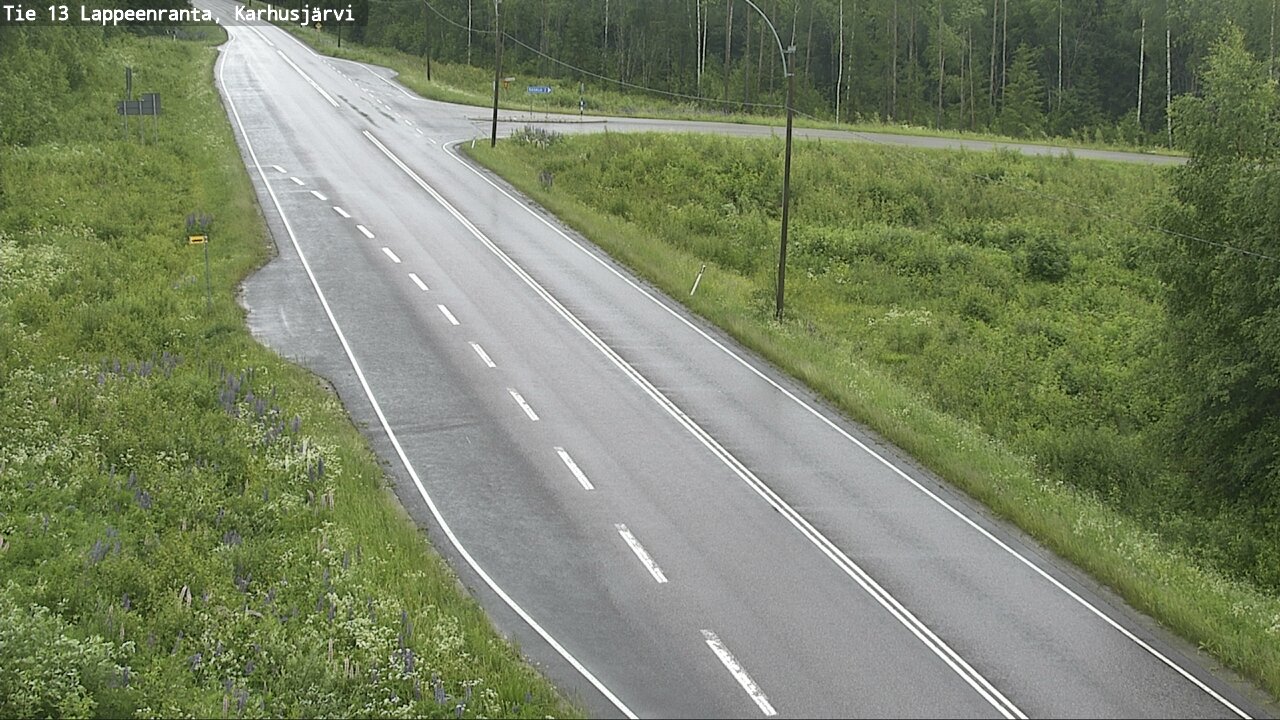 Kelikamerat Kuva Tie 13 Karhusjärvi, Lappeenranta, Etelä-Karjala