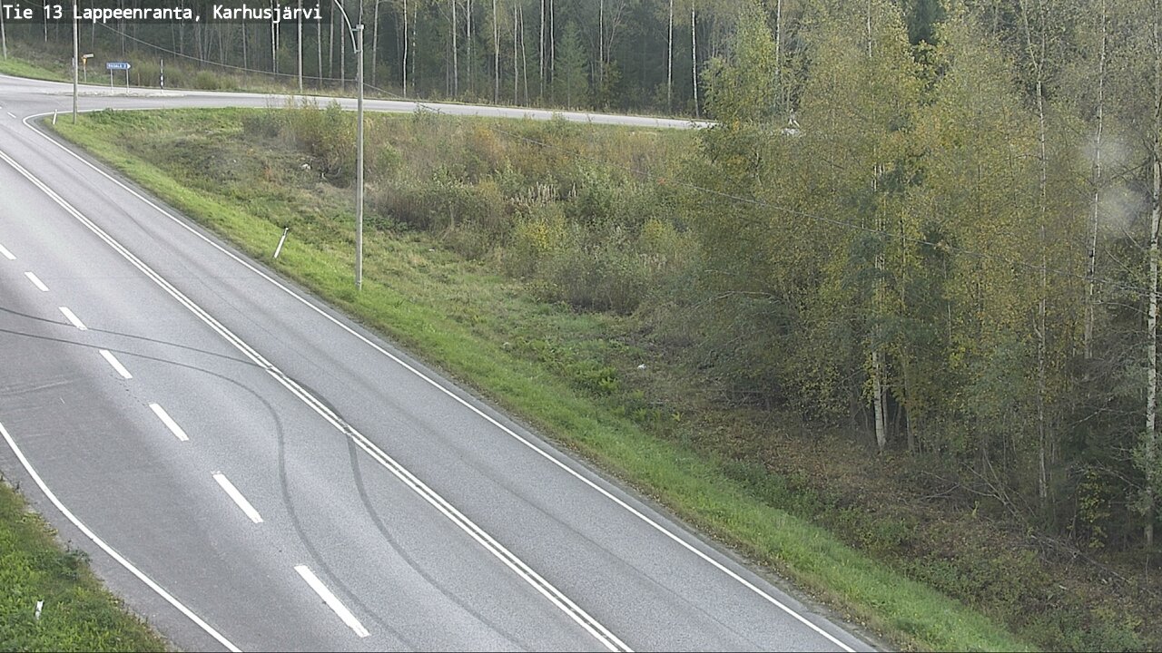 Weather Camera Image Road 13 Karhusjärvi, Lappeenranta, Etelä-Karjala