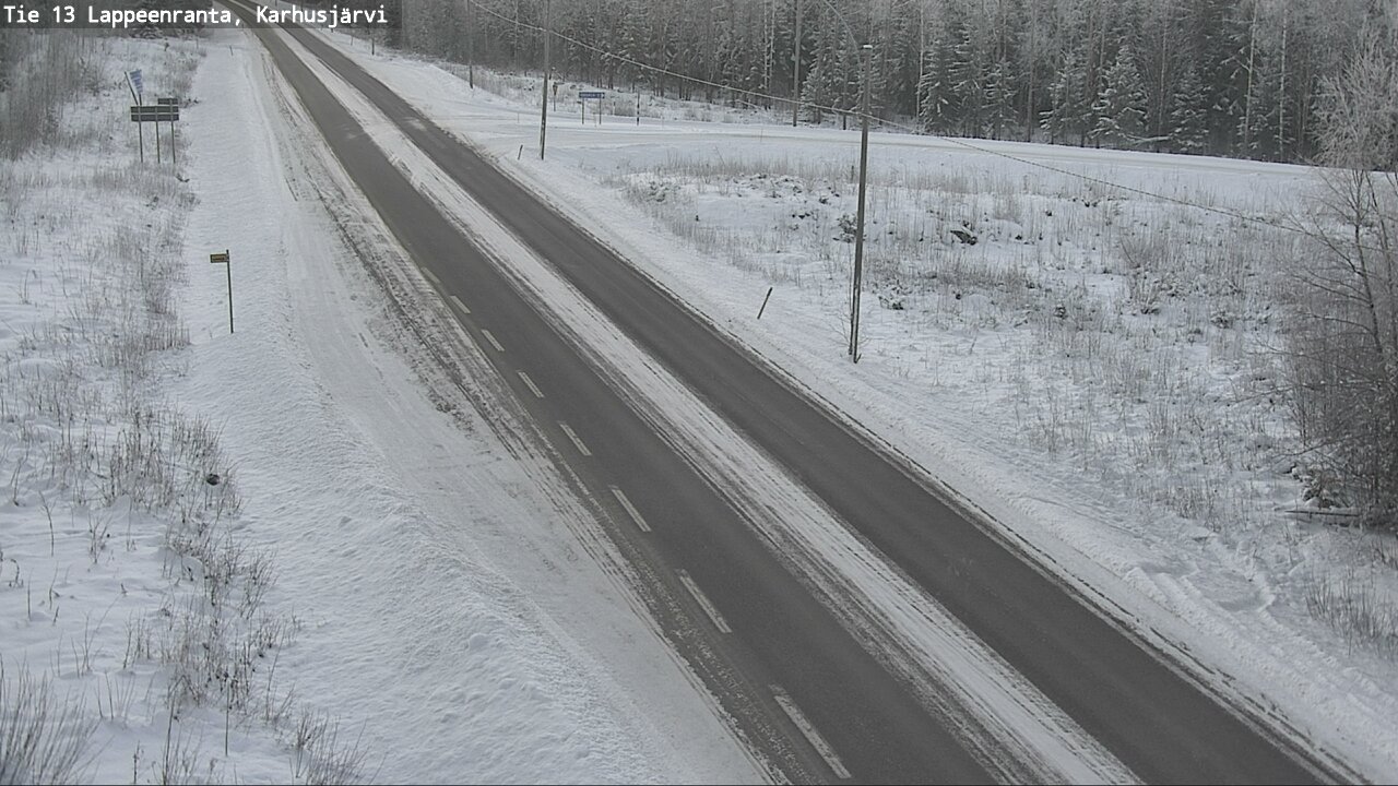 Kelikamerat Kuva Tie 13 Karhusjärvi, Lappeenranta, Etelä-Karjala
