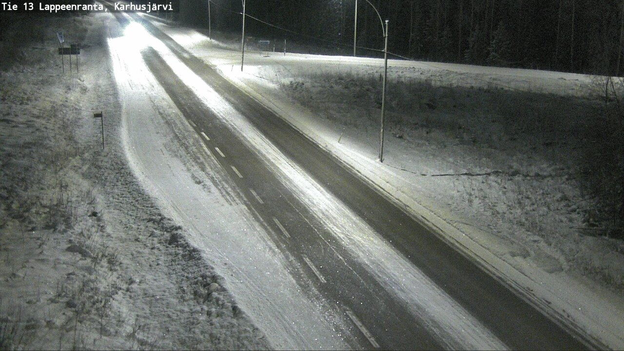 Weather Camera Image Road 13 Karhusjärvi, Lappeenranta, Etelä-Karjala