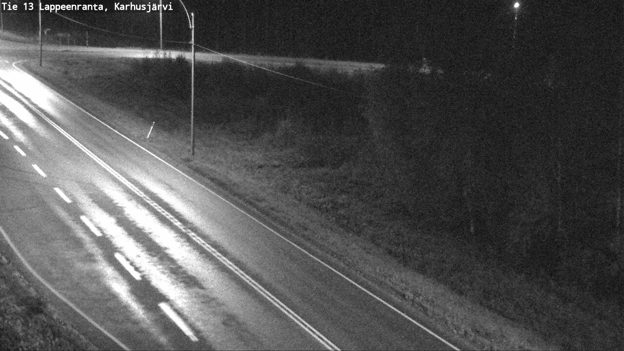 Weather Camera Image Road 13 Karhusjärvi, Lappeenranta, Etelä-Karjala