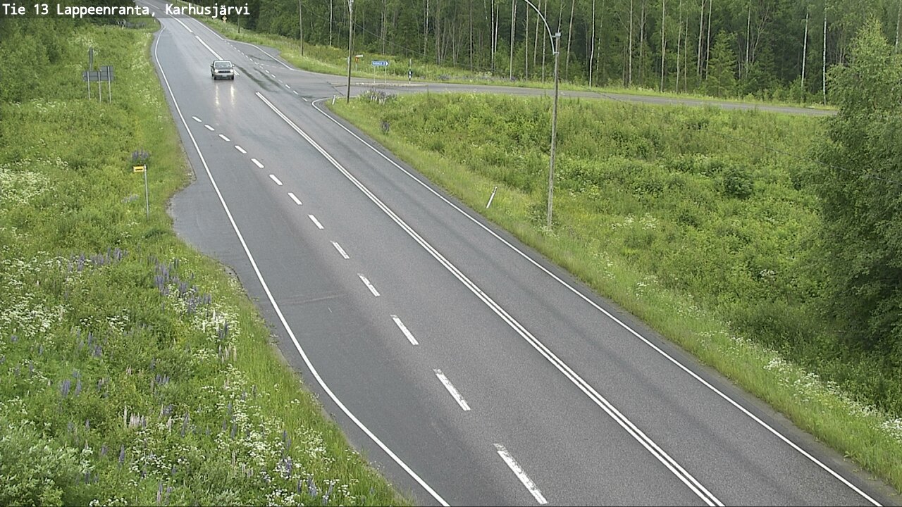 Kelikamerat Kuva Tie 13 Karhusjärvi, Lappeenranta, Etelä-Karjala