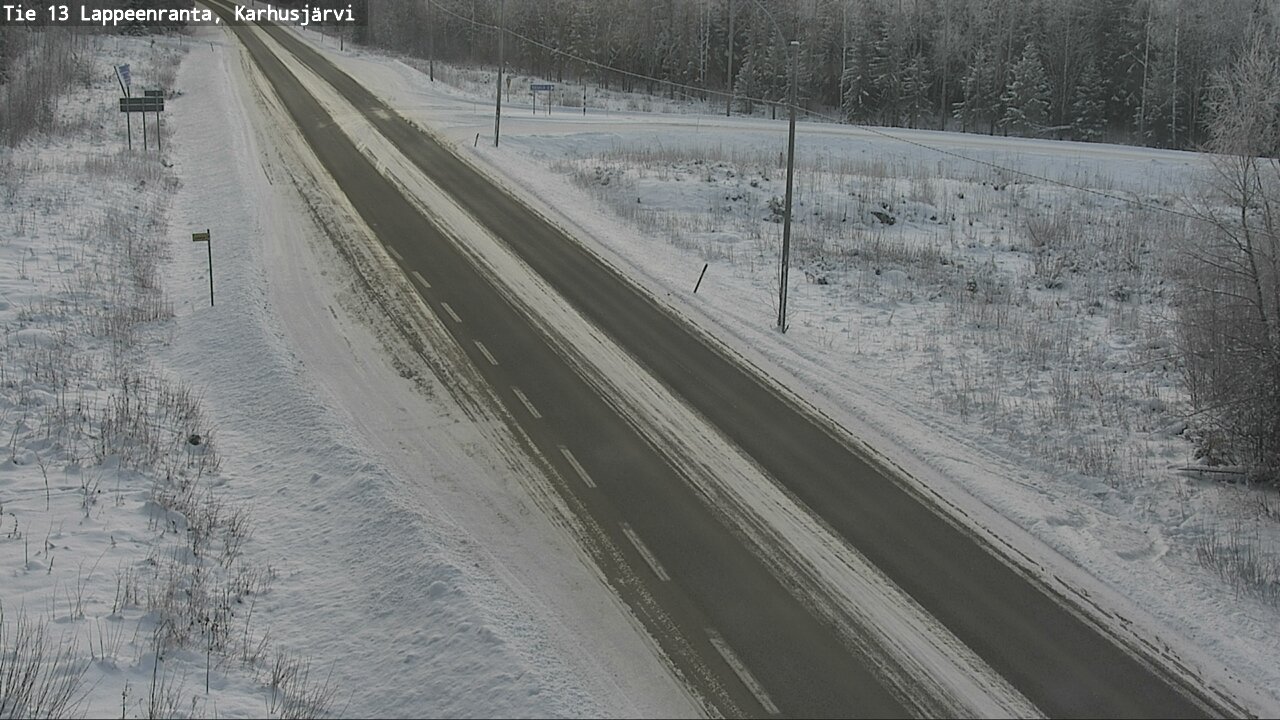 Kelikamerat Kuva Tie 13 Karhusjärvi, Lappeenranta, Etelä-Karjala
