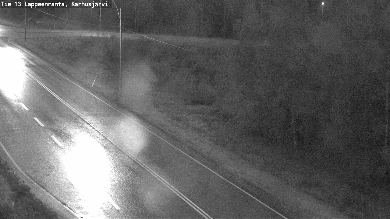 Weather Camera Image Road 13 Karhusjärvi, Lappeenranta, Etelä-Karjala