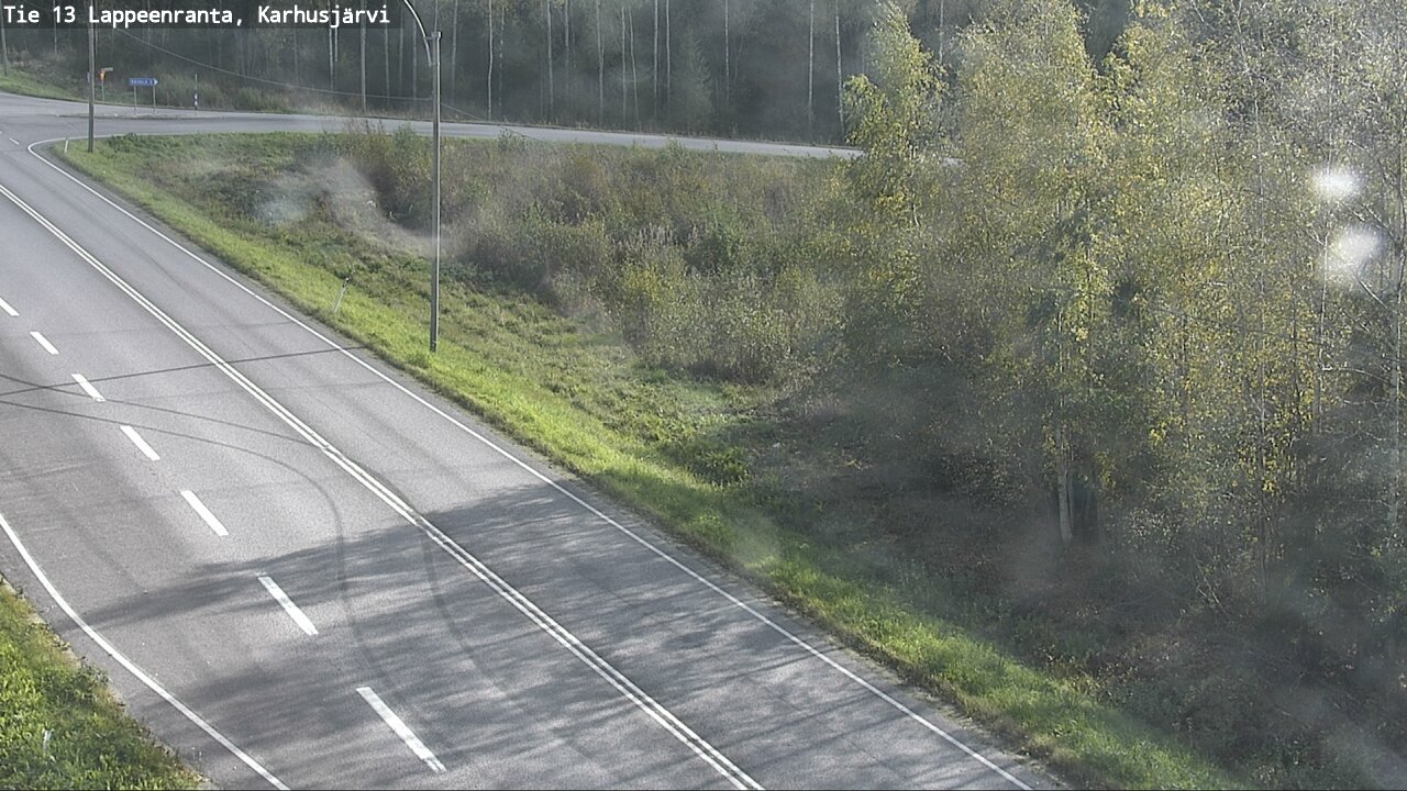 Weather Camera Image Road 13 Karhusjärvi, Lappeenranta, Etelä-Karjala
