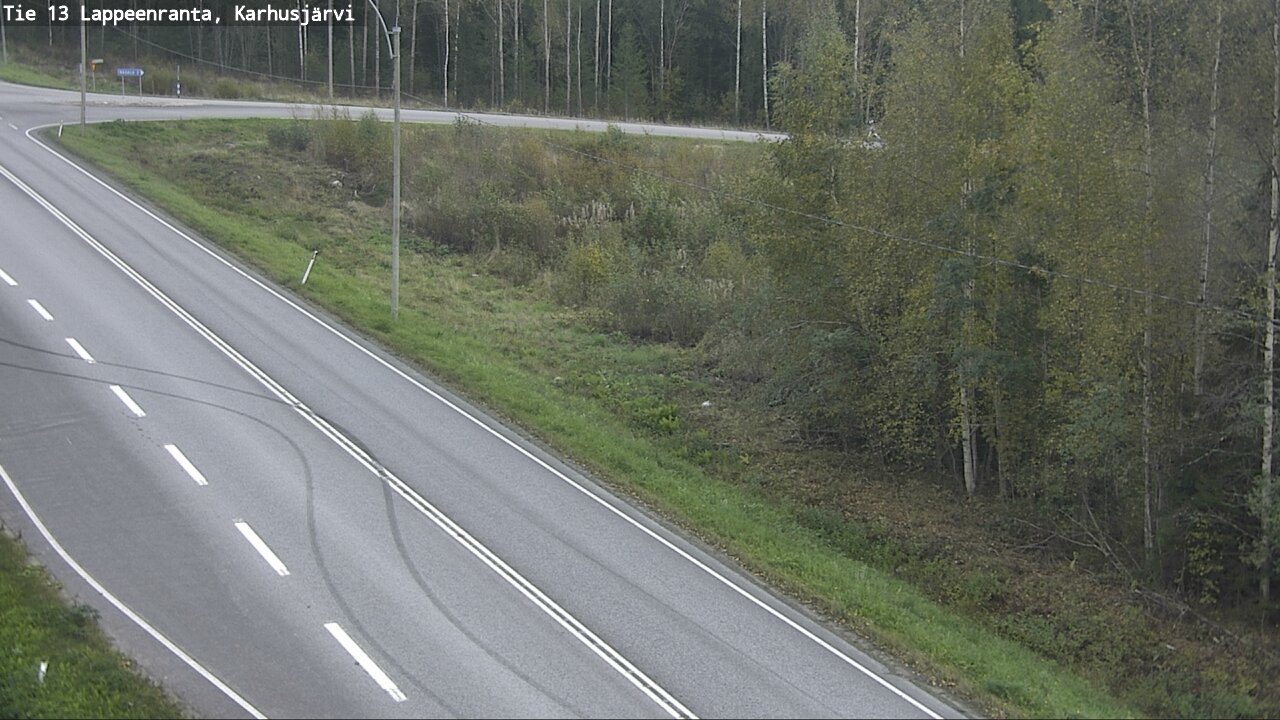 Weather Camera Image Road 13 Karhusjärvi, Lappeenranta, Etelä-Karjala