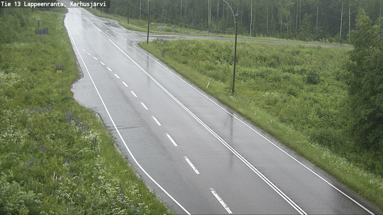 Kelikamerat Kuva Tie 13 Karhusjärvi, Lappeenranta, Etelä-Karjala