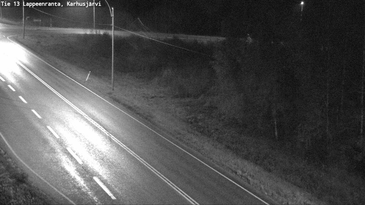 Weather Camera Image Road 13 Karhusjärvi, Lappeenranta, Etelä-Karjala