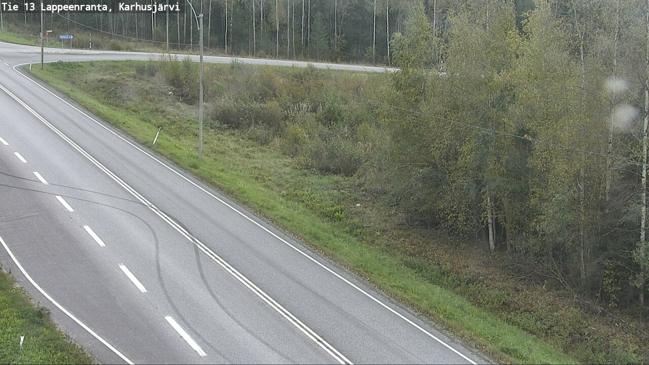 Weather Camera Image Road 13 Karhusjärvi, Lappeenranta, Etelä-Karjala