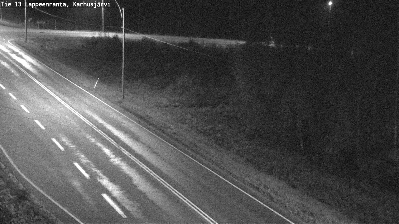 Weather Camera Image Road 13 Karhusjärvi, Lappeenranta, Etelä-Karjala