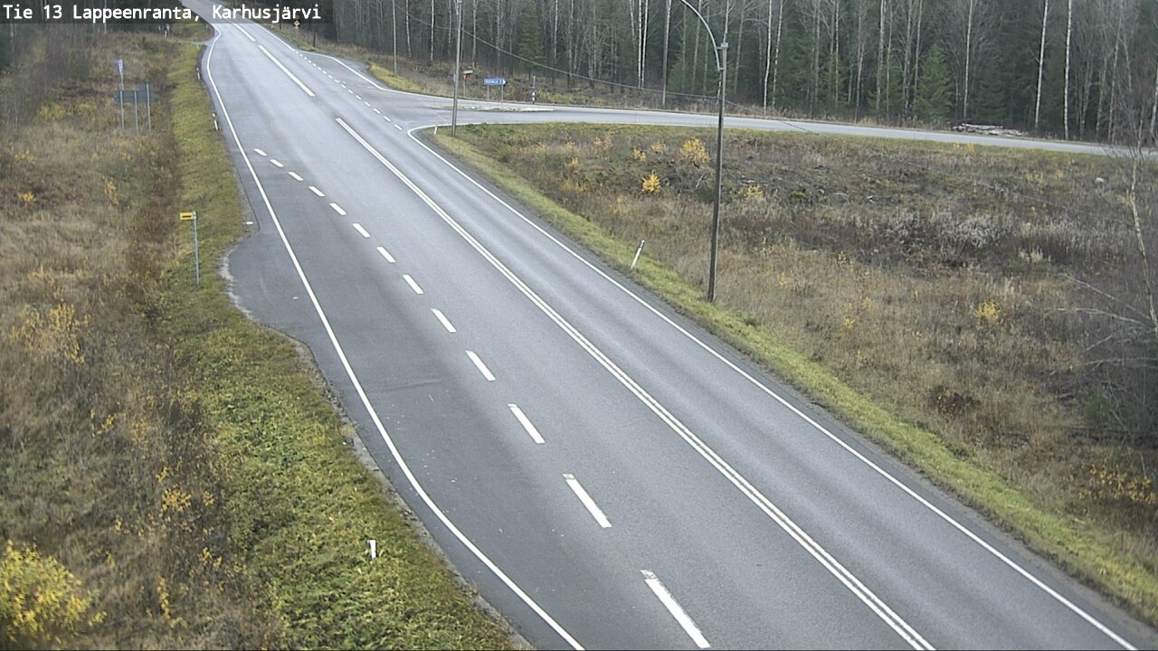 Kelikamerat Kuva Tie 13 Karhusjärvi, Lappeenranta, Etelä-Karjala