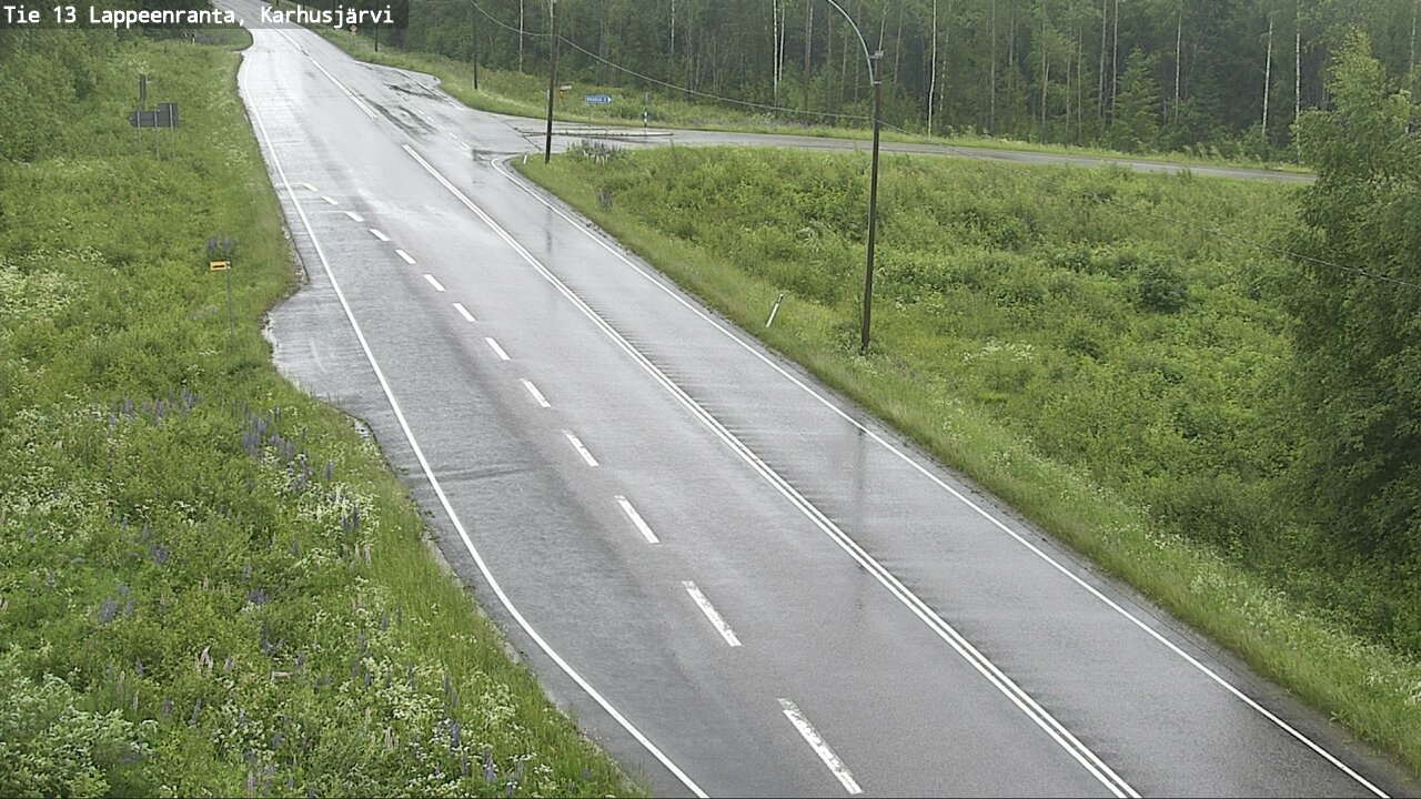 Kelikamerat Kuva Tie 13 Karhusjärvi, Lappeenranta, Etelä-Karjala