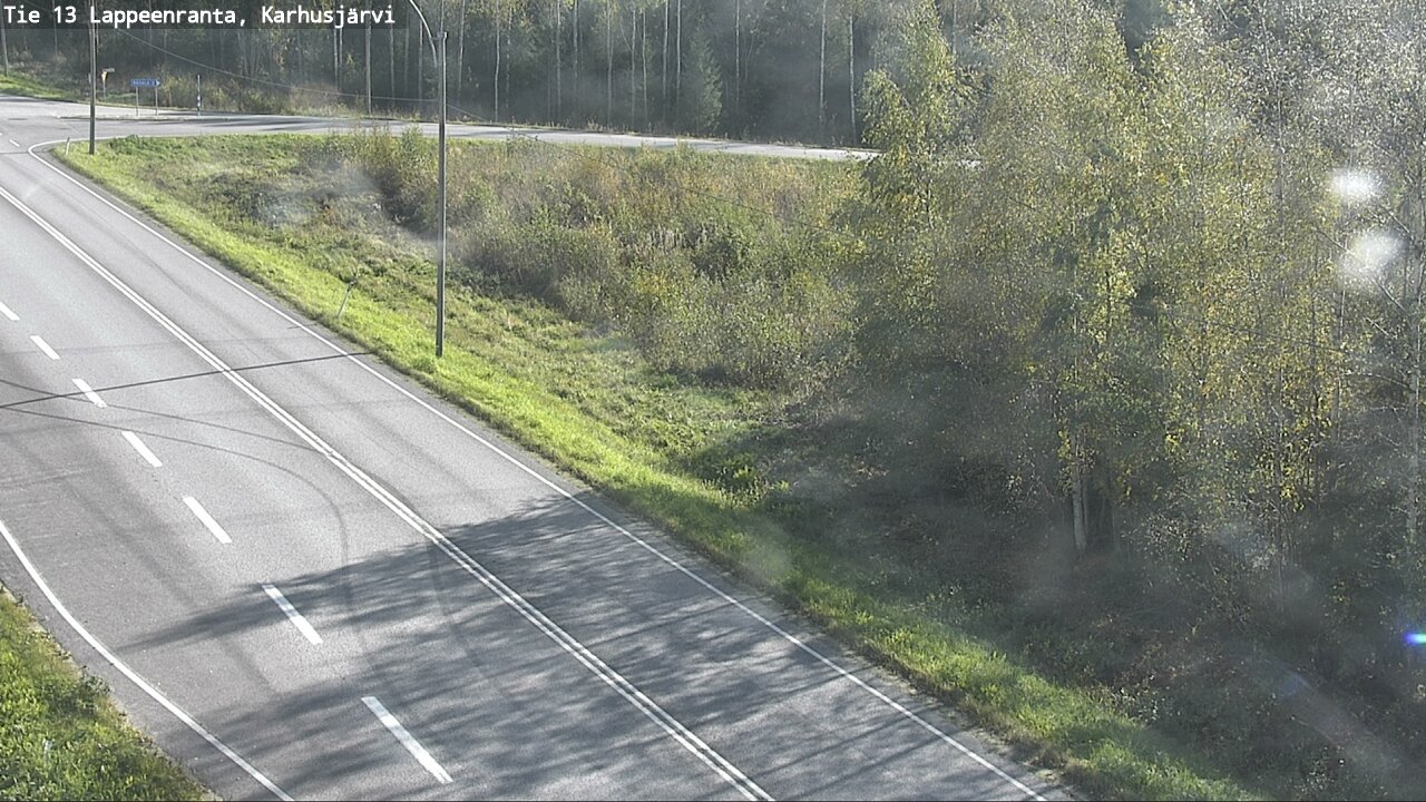 Weather Camera Image Road 13 Karhusjärvi, Lappeenranta, Etelä-Karjala