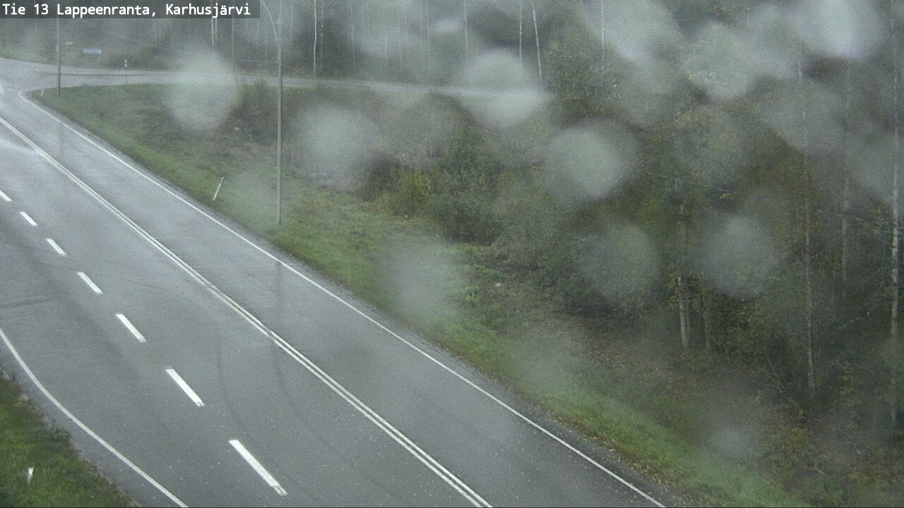 Weather Camera Image Road 13 Karhusjärvi, Lappeenranta, Etelä-Karjala