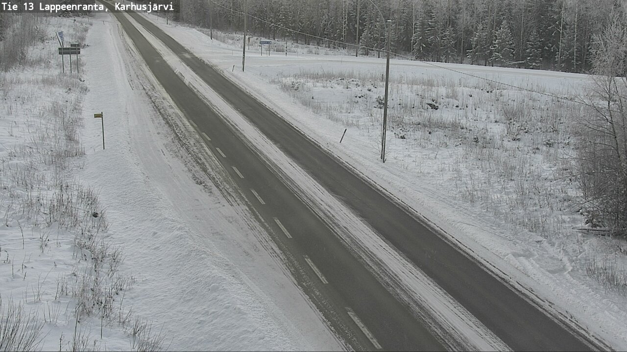 Kelikamerat Kuva Tie 13 Karhusjärvi, Lappeenranta, Etelä-Karjala