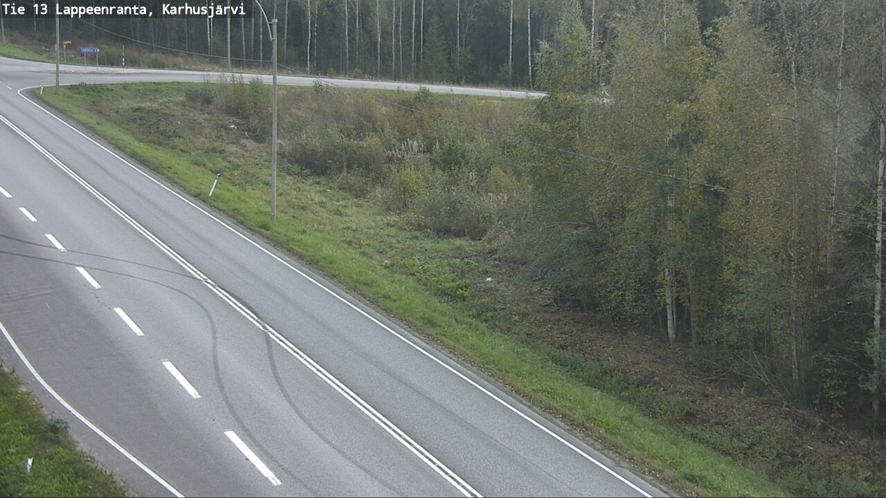 Weather Camera Image Road 13 Karhusjärvi, Lappeenranta, Etelä-Karjala