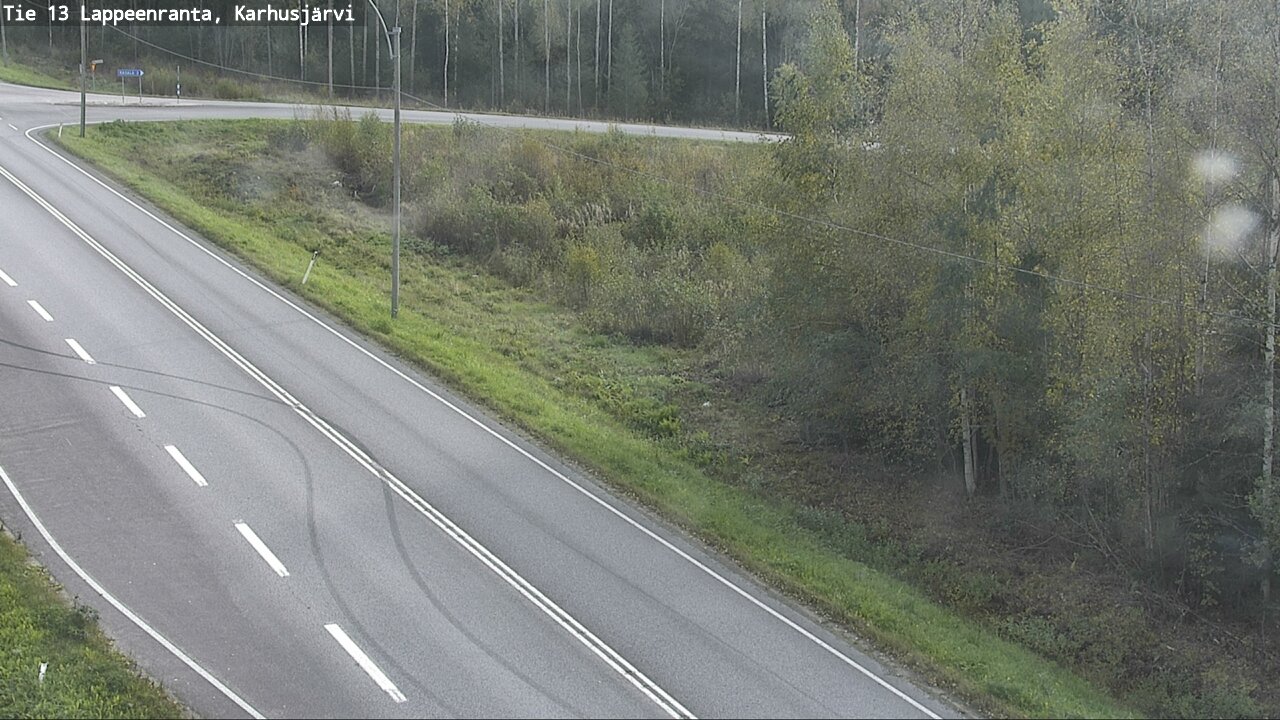 Weather Camera Image Road 13 Karhusjärvi, Lappeenranta, Etelä-Karjala