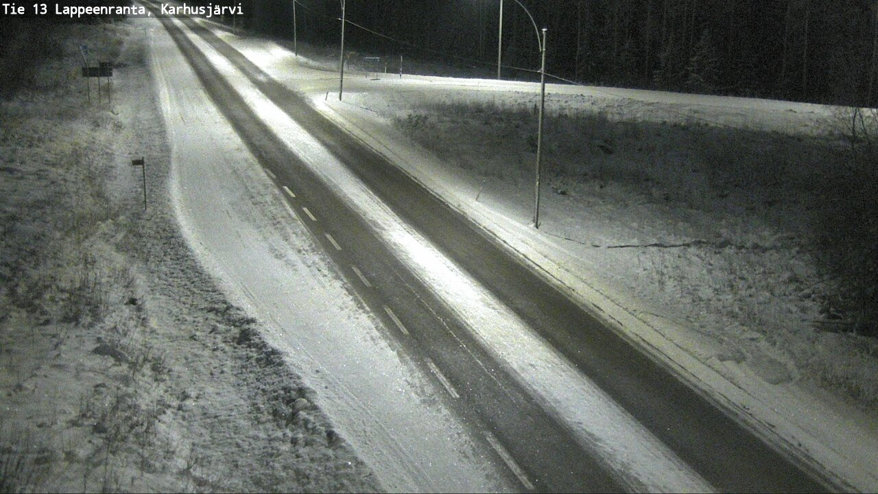 Weather Camera Image Road 13 Karhusjärvi, Lappeenranta, Etelä-Karjala