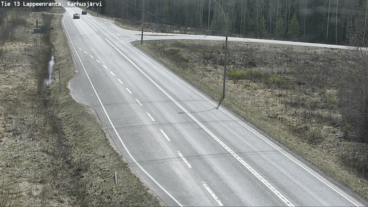 Kelikamerat Kuva Tie 13 Karhusjärvi, Lappeenranta, Etelä-Karjala