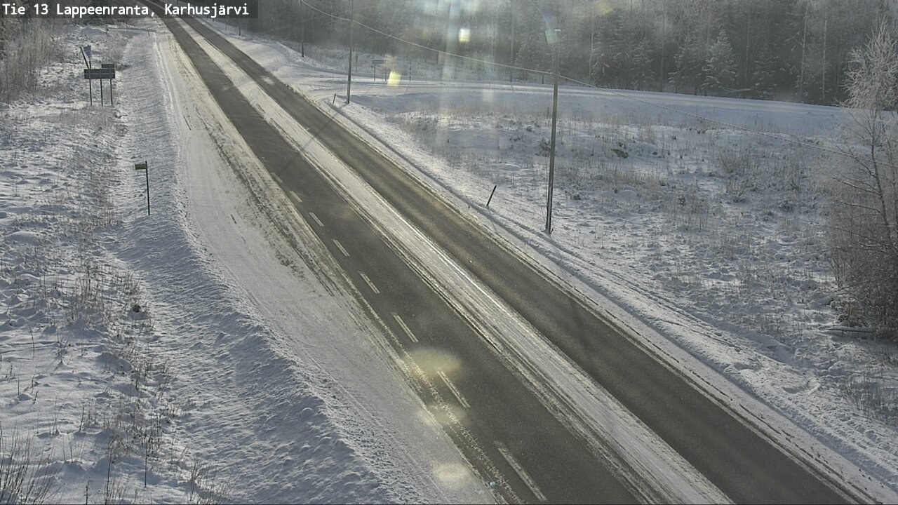 Kelikamerat Kuva Tie 13 Karhusjärvi, Lappeenranta, Etelä-Karjala