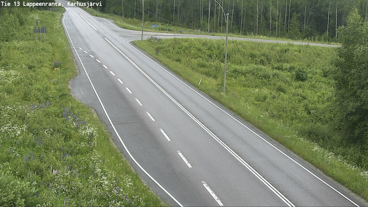 Kelikamerat Kuva Tie 13 Karhusjärvi, Lappeenranta, Etelä-Karjala