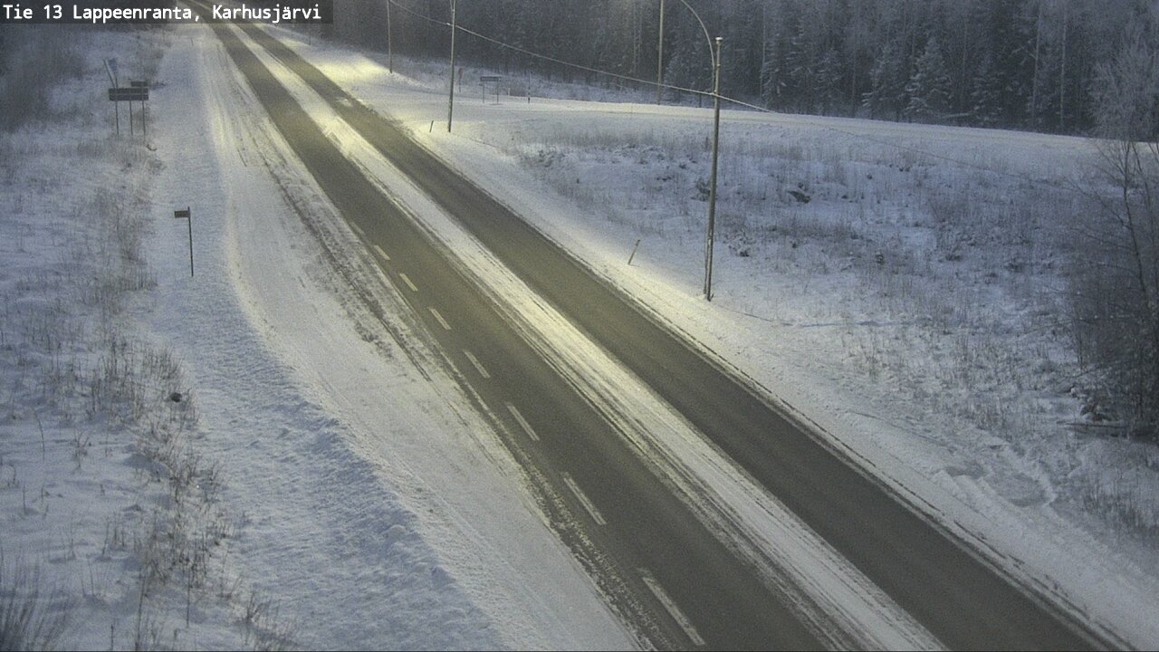 Kelikamerat Kuva Tie 13 Karhusjärvi, Lappeenranta, Etelä-Karjala