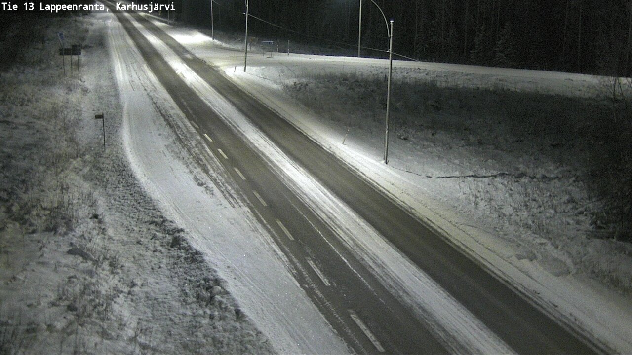 Weather Camera Image Road 13 Karhusjärvi, Lappeenranta, Etelä-Karjala