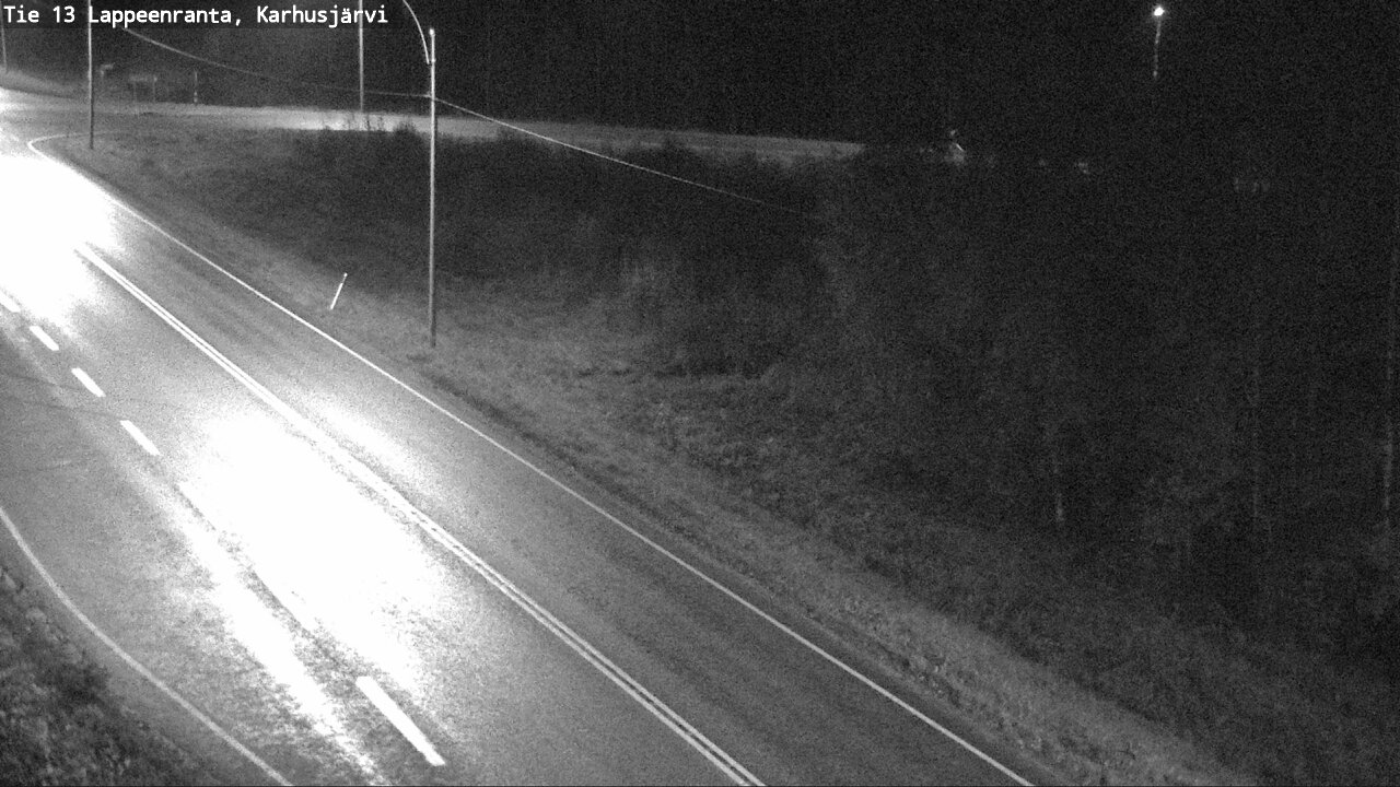 Weather Camera Image Road 13 Karhusjärvi, Lappeenranta, Etelä-Karjala
