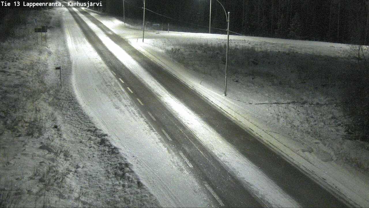 Weather Camera Image Road 13 Karhusjärvi, Lappeenranta, Etelä-Karjala
