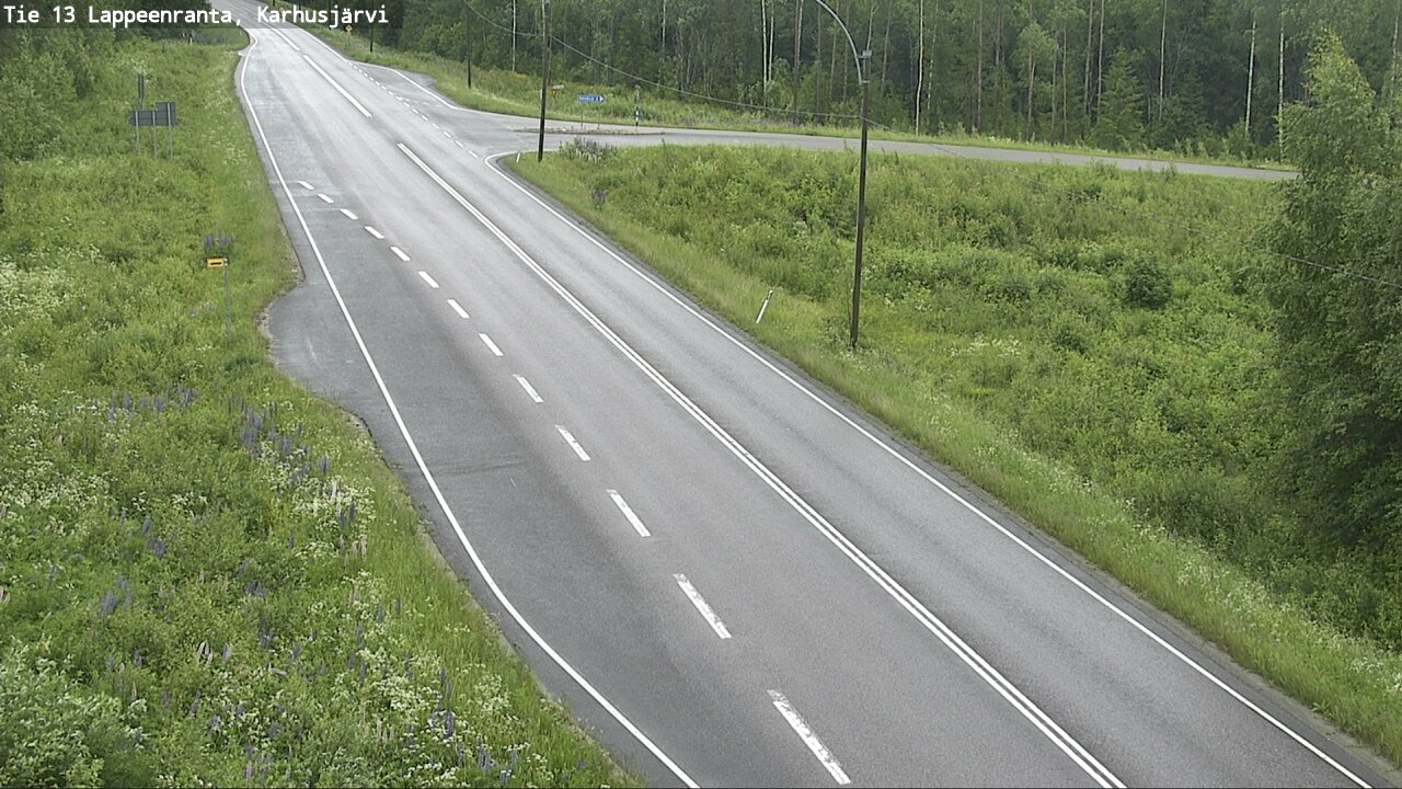 Kelikamerat Kuva Tie 13 Karhusjärvi, Lappeenranta, Etelä-Karjala