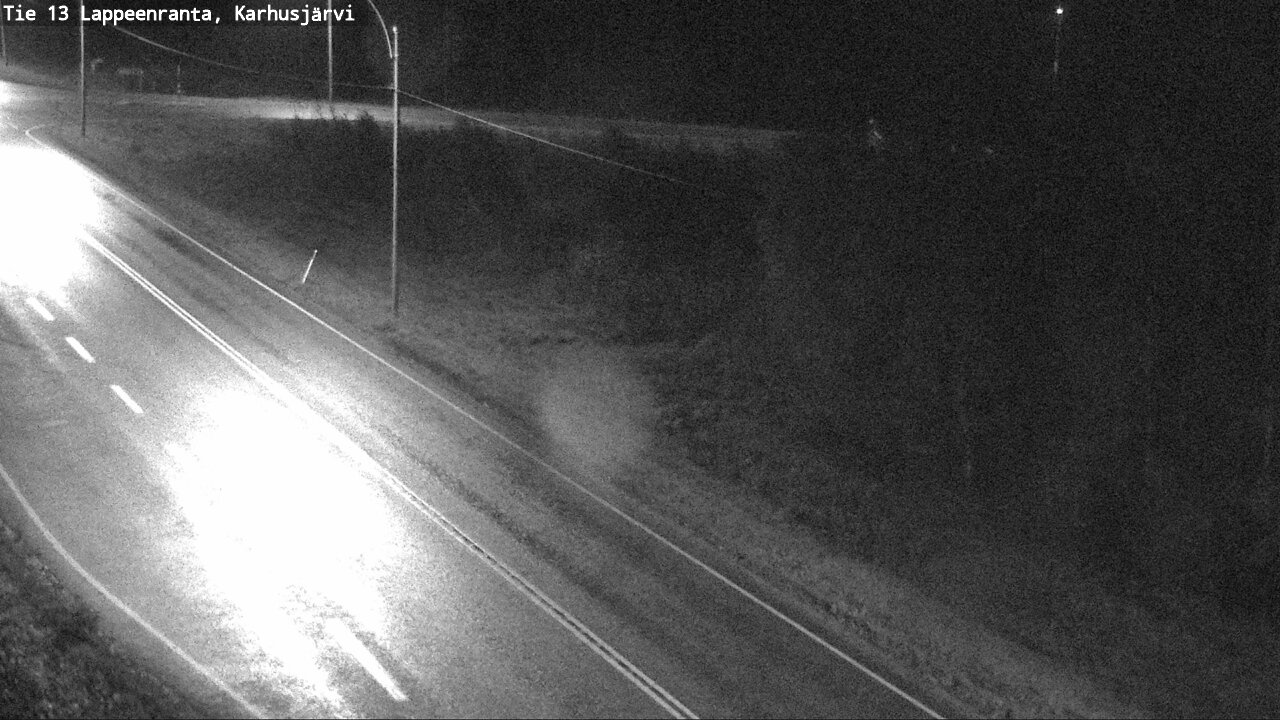 Weather Camera Image Road 13 Karhusjärvi, Lappeenranta, Etelä-Karjala