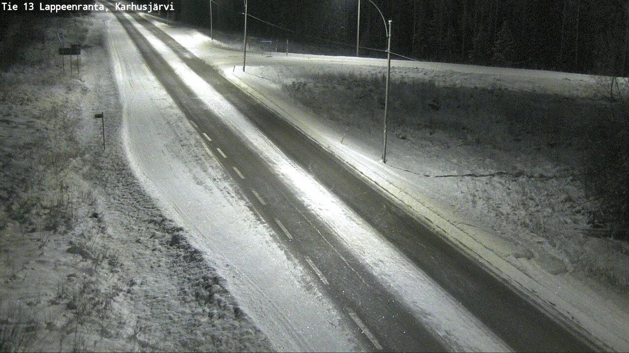 Weather Camera Image Road 13 Karhusjärvi, Lappeenranta, Etelä-Karjala