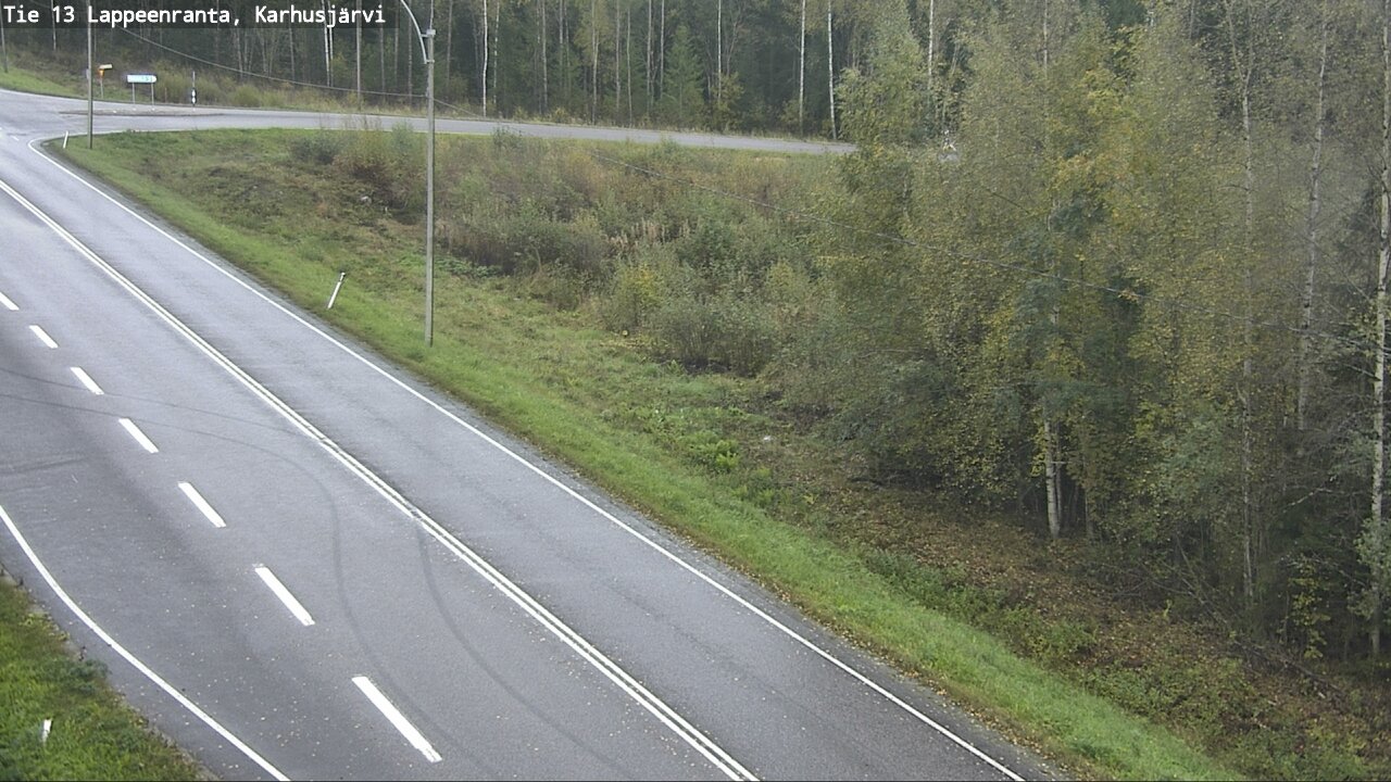 Weather Camera Image Road 13 Karhusjärvi, Lappeenranta, Etelä-Karjala