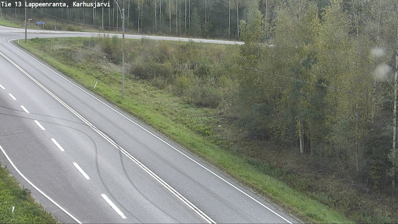 Weather Camera Image Road 13 Karhusjärvi, Lappeenranta, Etelä-Karjala