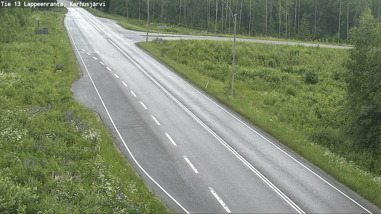 Kelikamerat Kuva Tie 13 Karhusjärvi, Lappeenranta, Etelä-Karjala
