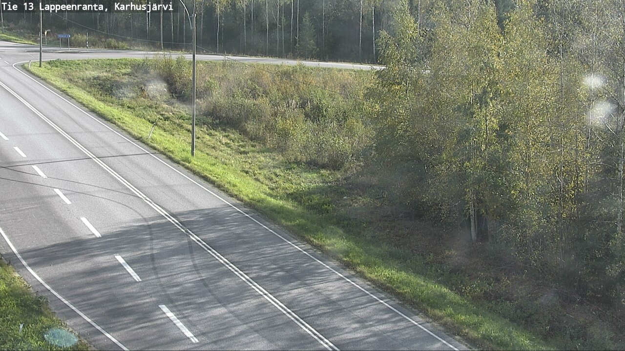 Weather Camera Image Road 13 Karhusjärvi, Lappeenranta, Etelä-Karjala