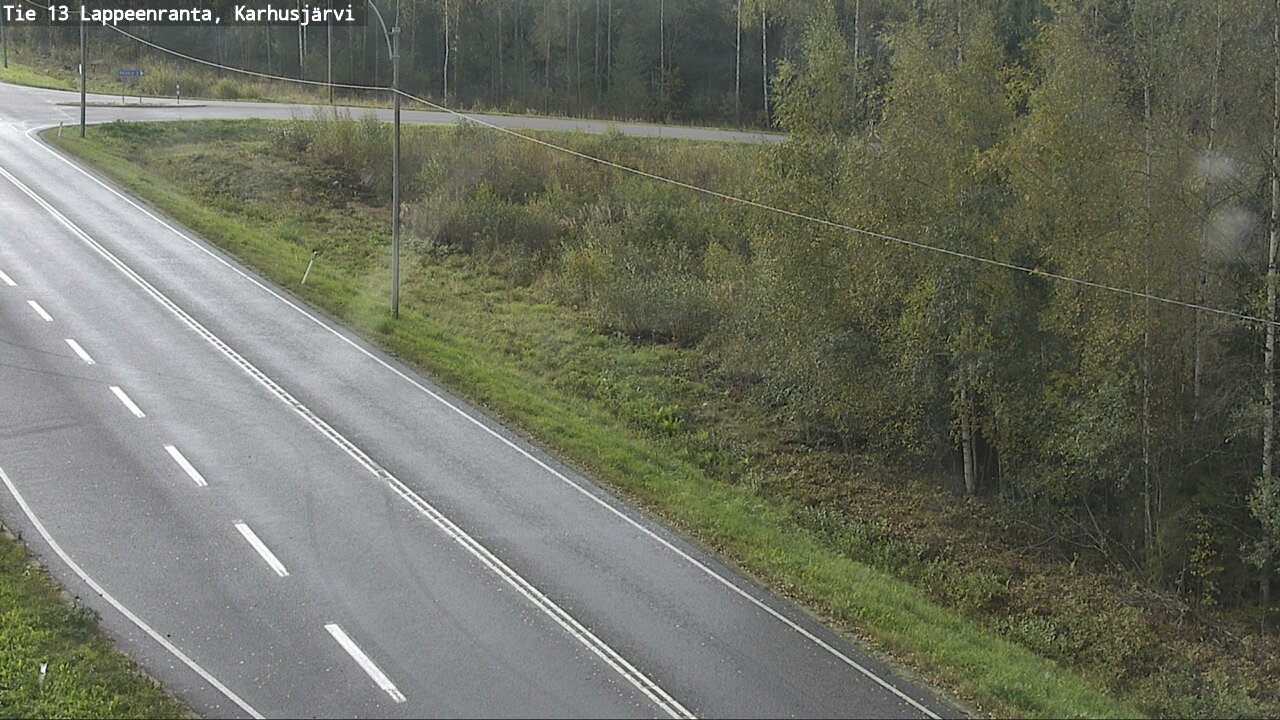 Weather Camera Image Road 13 Karhusjärvi, Lappeenranta, Etelä-Karjala