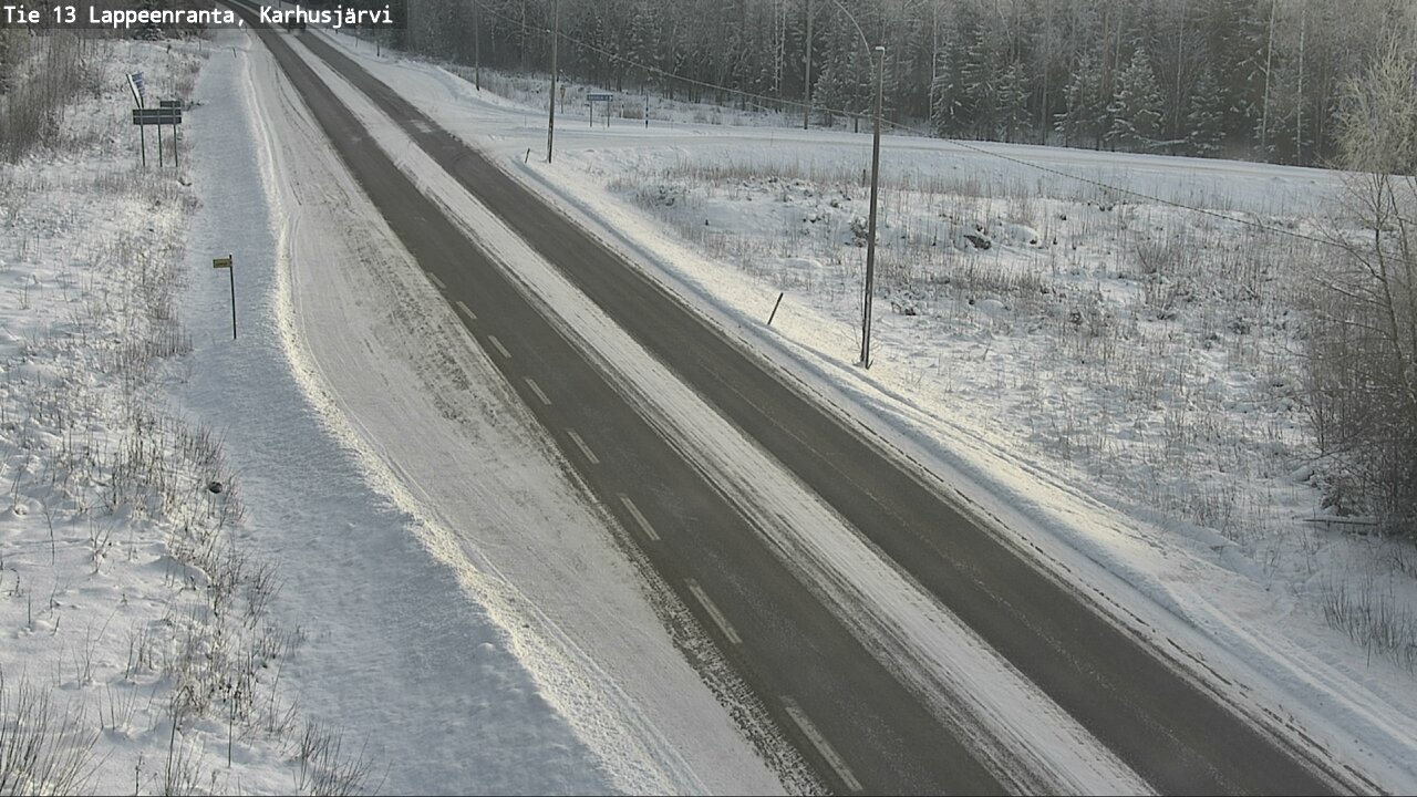 Kelikamerat Kuva Tie 13 Karhusjärvi, Lappeenranta, Etelä-Karjala
