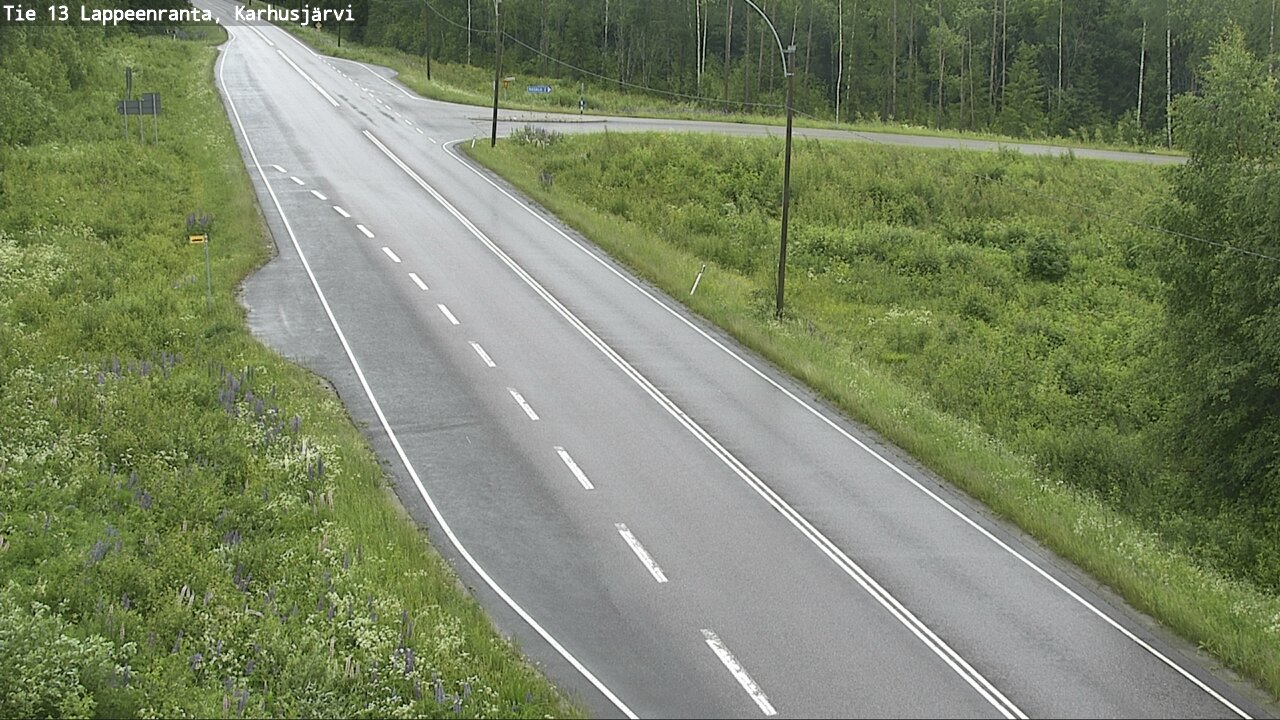 Kelikamerat Kuva Tie 13 Karhusjärvi, Lappeenranta, Etelä-Karjala