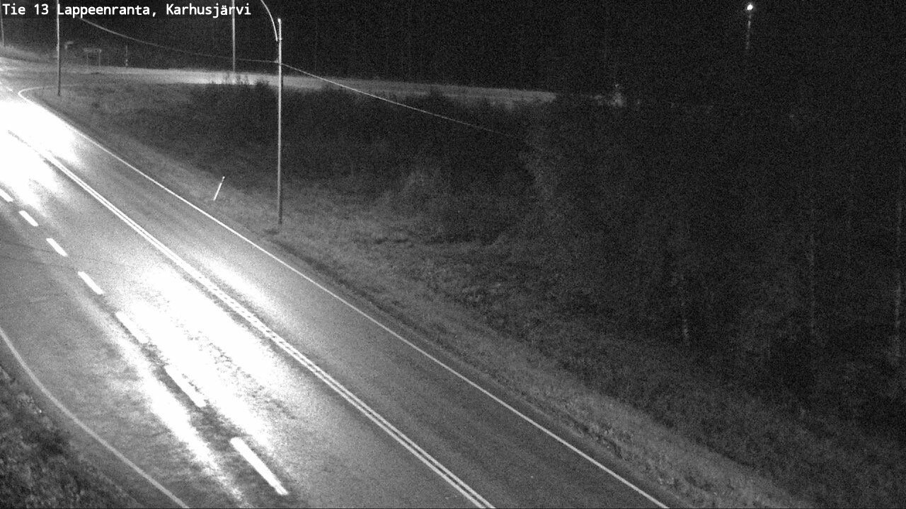 Weather Camera Image Road 13 Karhusjärvi, Lappeenranta, Etelä-Karjala