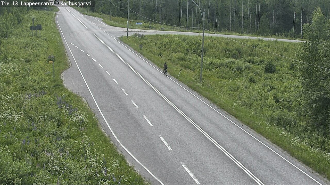 Kelikamerat Kuva Tie 13 Karhusjärvi, Lappeenranta, Etelä-Karjala