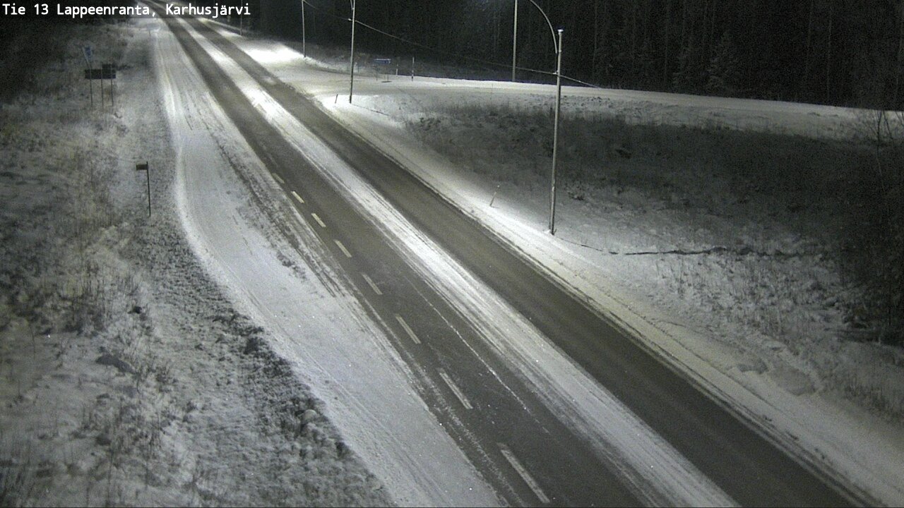 Weather Camera Image Road 13 Karhusjärvi, Lappeenranta, Etelä-Karjala