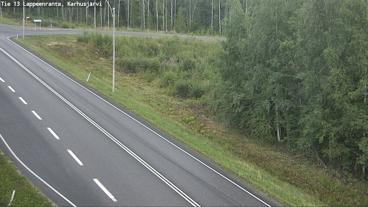Kelikamerat Kuva Tie 13 Karhusjärvi, Lappeenranta, Etelä-Karjala