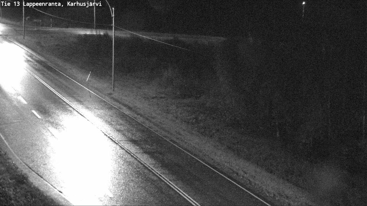 Weather Camera Image Road 13 Karhusjärvi, Lappeenranta, Etelä-Karjala