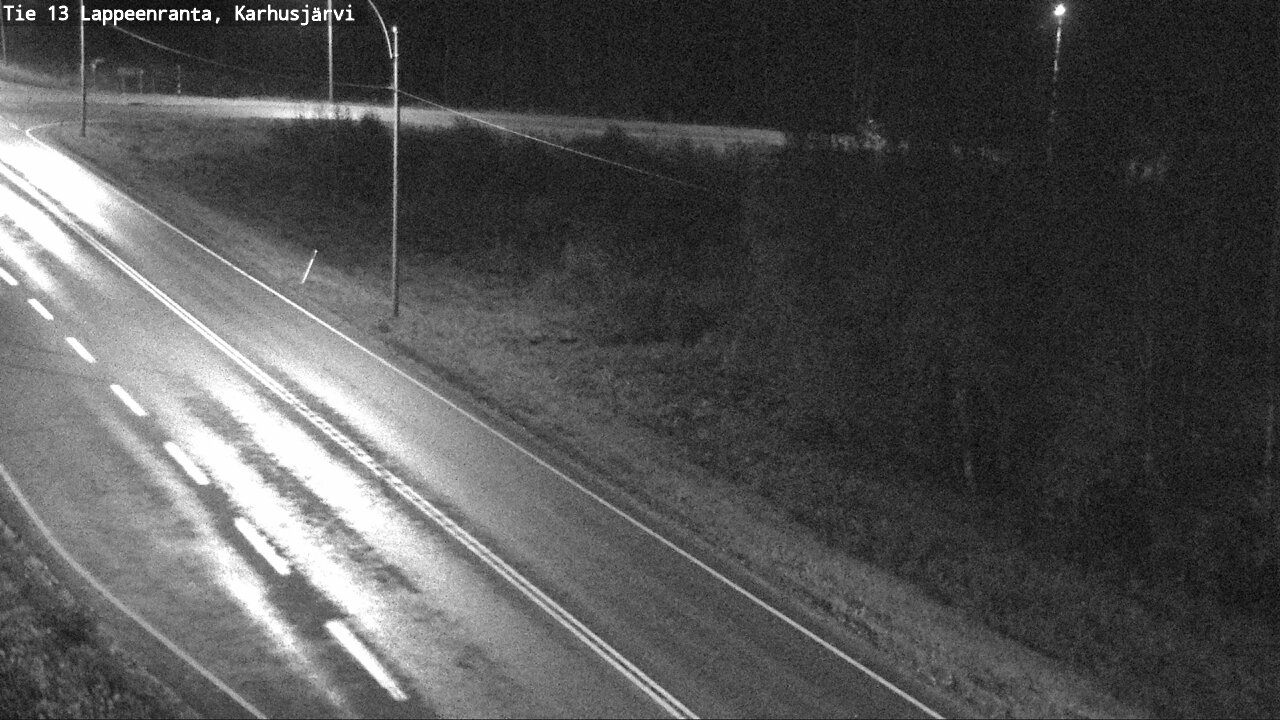 Weather Camera Image Road 13 Karhusjärvi, Lappeenranta, Etelä-Karjala