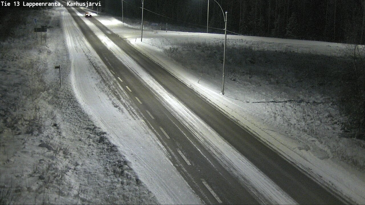 Weather Camera Image Road 13 Karhusjärvi, Lappeenranta, Etelä-Karjala