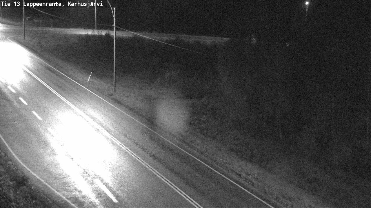 Weather Camera Image Road 13 Karhusjärvi, Lappeenranta, Etelä-Karjala
