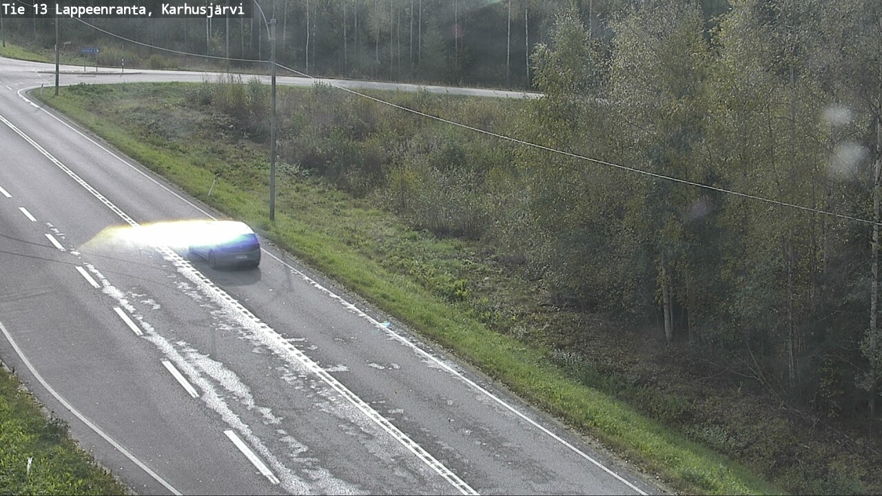 Kelikamerat Kuva Tie 13 Karhusjärvi, Lappeenranta, Etelä-Karjala