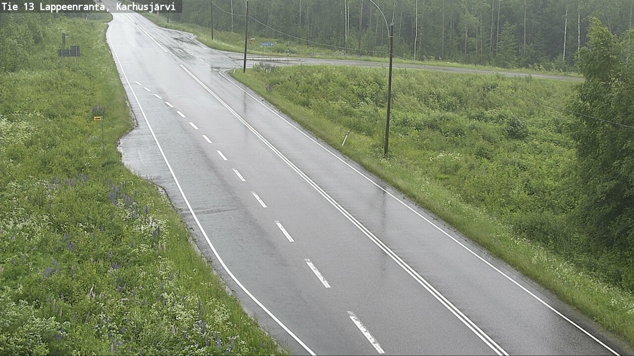 Kelikamerat Kuva Tie 13 Karhusjärvi, Lappeenranta, Etelä-Karjala