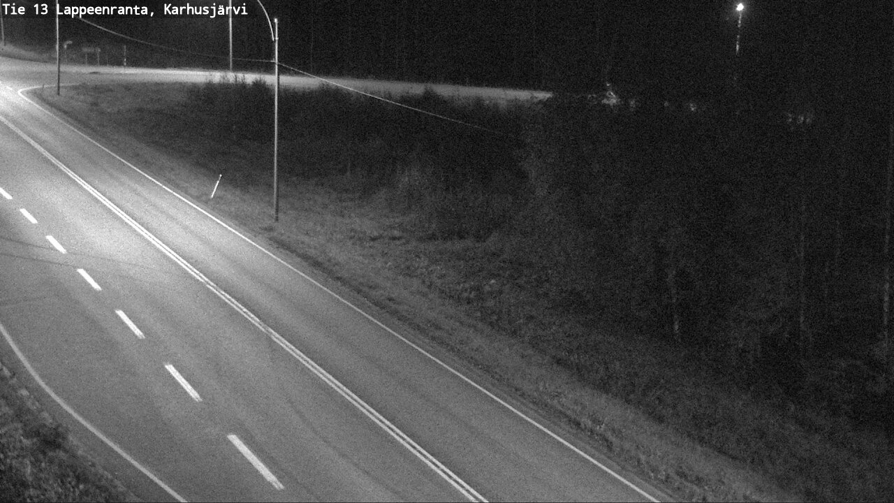 Weather Camera Image Road 13 Karhusjärvi, Lappeenranta, Etelä-Karjala